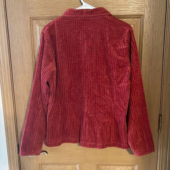 Vintage Woolrich Wide Wale Orange Corduroy Jacket Size Large - Picture 4 of 7